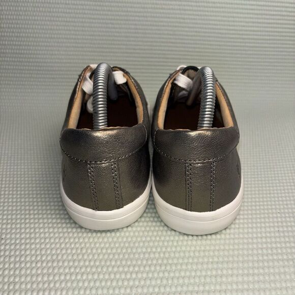 Frye Kerry Lace-Up Sneakers Leather Women’s Size 8.5 3471359 Pewter - Picture 4 of 9